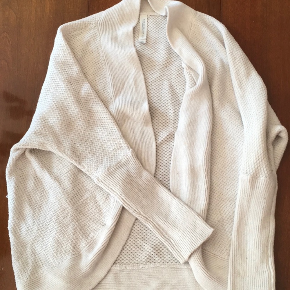 Tan oversized cardigan